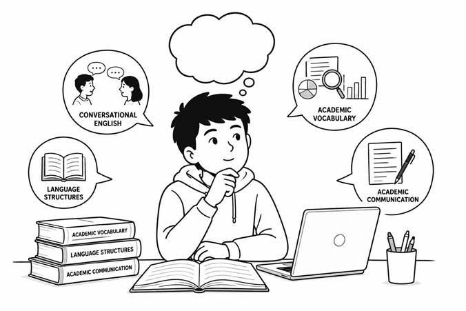 Từ tiếng Anh giao tiếp đến academic language: Khoảng trống khiến học sinh hụt hơi