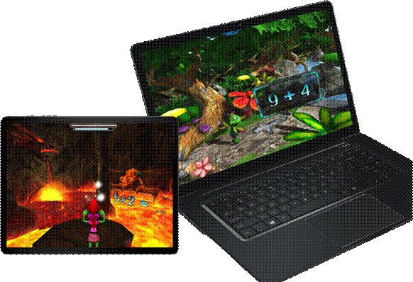 Title: Thiết bị hiển thị m&ocirc;i trường game ch&iacute;nh thức của Imagine Math Facts - Description: Thiết bị hiển thị m&ocirc;i trường game ch&iacute;nh thức của Imagine Math Facts