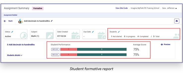 assignment summary