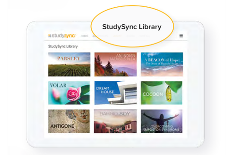 STUDYSYNC ELA MULTIMEDIA ĐẦY HẤP DẪN VỚI NỘI DUNG TRUYỀN THÔNG ĐA PHƯƠNG TIỆN