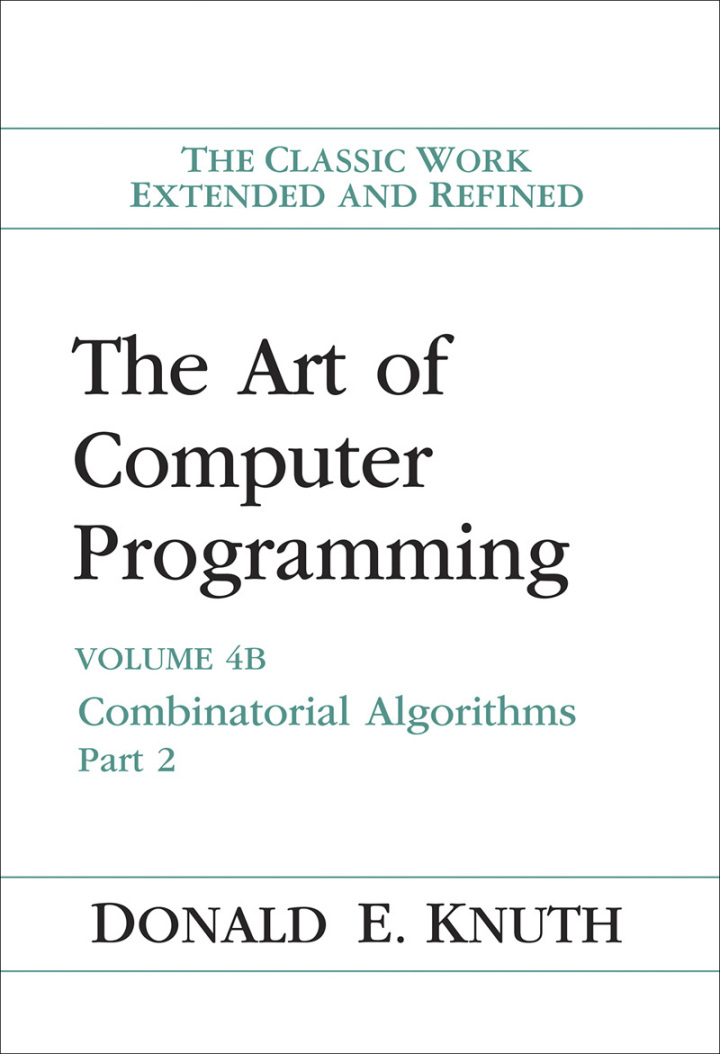 Art of Computer Programming, Volume 4B, The: Combinatorial Algorithms, 1st edition