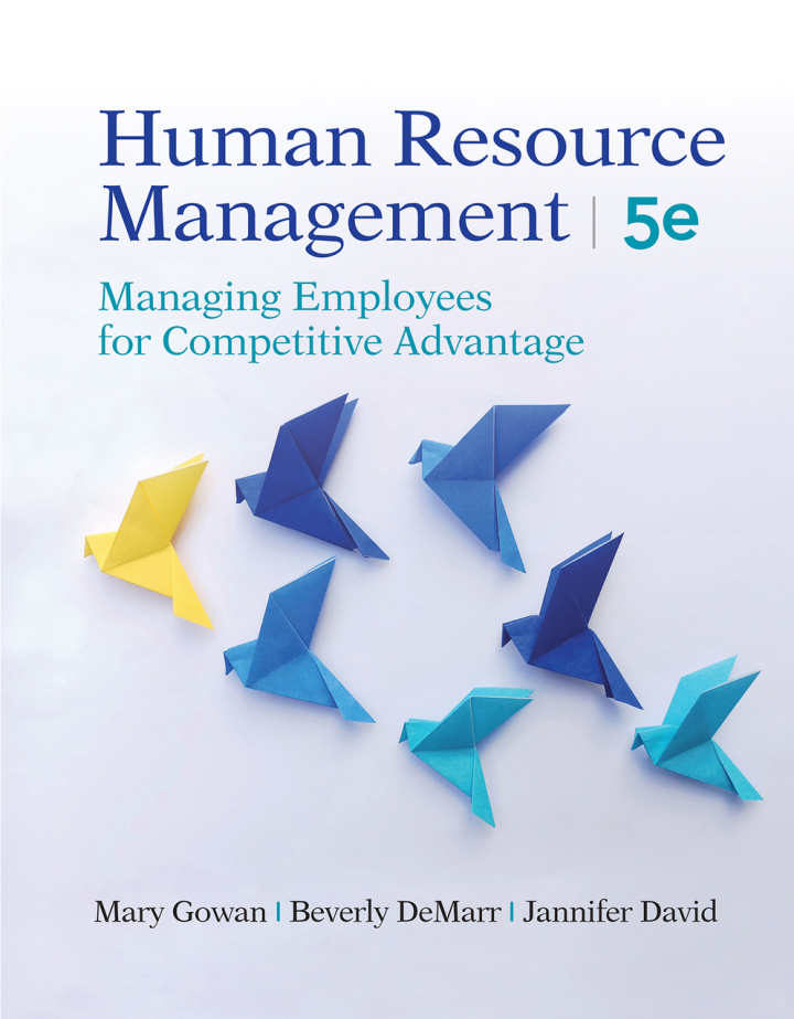 Human Resource Management 5th Edition - Managing Employees for Competitive Advantage