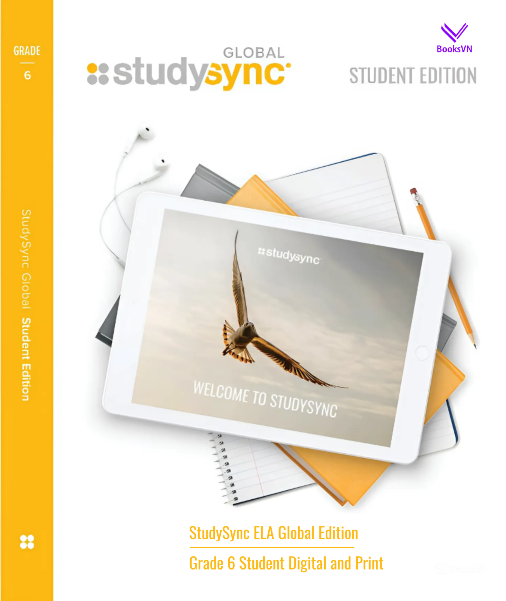 Grade 6 StudySync ELA Global Edition: 1-year Student Digital License and Print