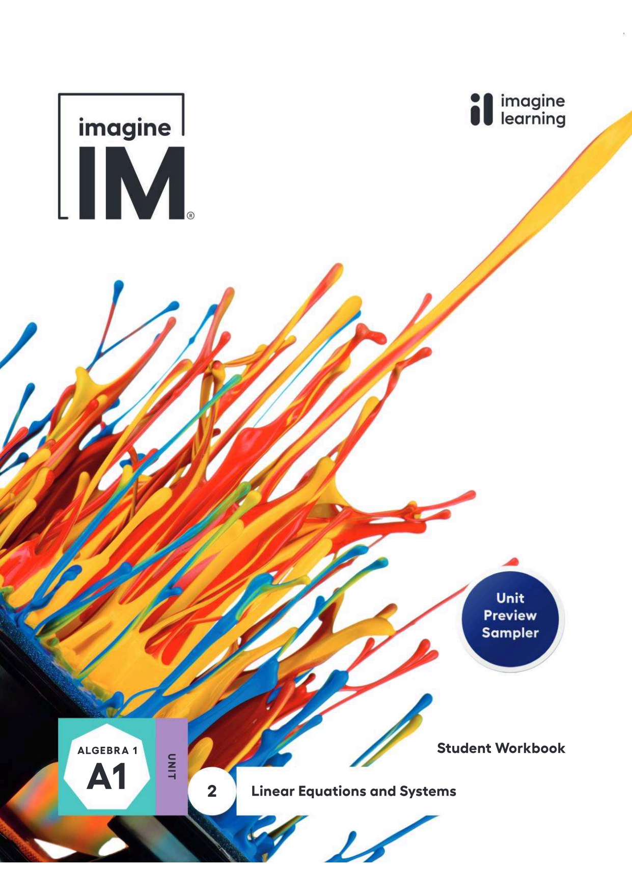 Imagine IM Student Workbook Algebra 1 Sample